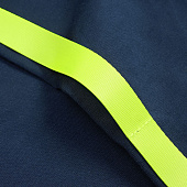 Футболка оверсайз с двойным рукавом Kosmos, темно-синяя