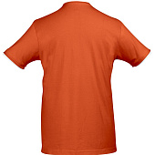 Футболка мужская с контрастной отделкой Madison 170, оранжевый/белый