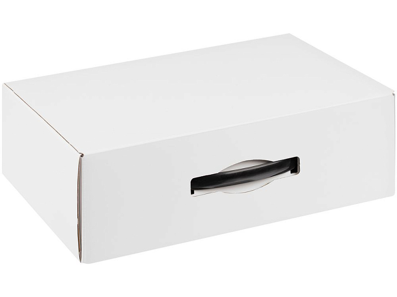 Коробка Matter Light, белая, с черной ручкой