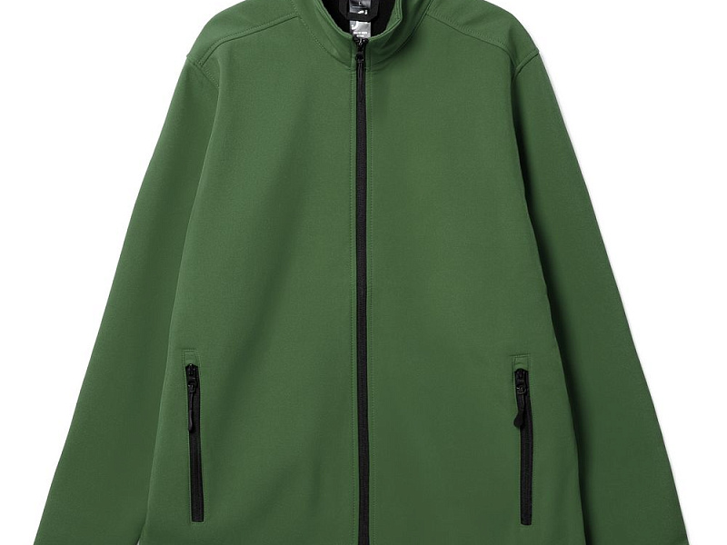 Куртка софтшелл мужская Race Men, темно-зеленая