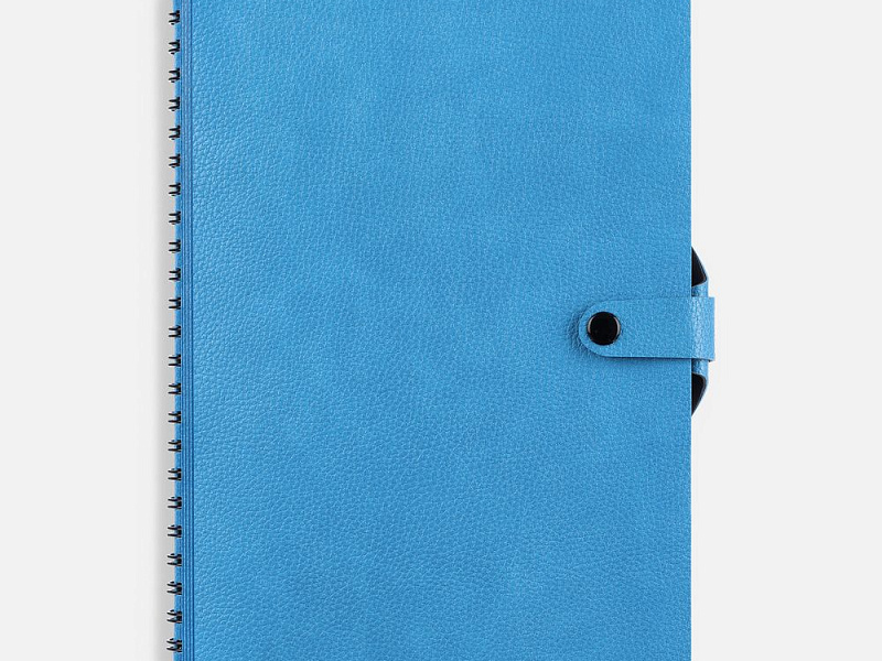 Ежедневник Strep Front на заказ, недатированный, голубой