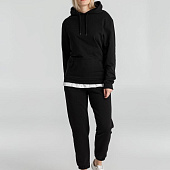 Толстовка с капюшоном унисекс Hoodie, черная