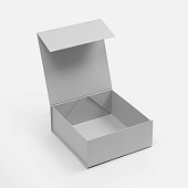 Коробка складная Quadra Fold, серая