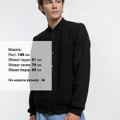 Бомбер Graduate, черный