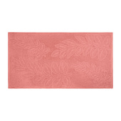 Полотенце махровое «Флора», среднее, оранжевое (персиковое эхо)