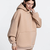 Худи Kulonga Oversize, бежевое (песочное)