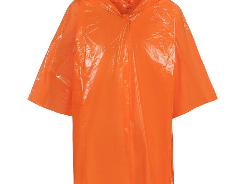 Дождевик-плащ детский BrightWay Kids, оранжевый