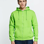 Толстовка на молнии с капюшоном Siverga Heavy 2.0, зеленое яблоко