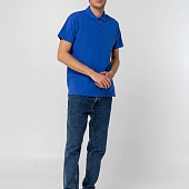 Рубашка поло мужская Spring 210, ярко-синяя (royal)