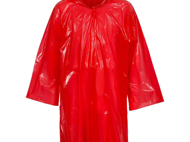 Дождевик-плащ BrightWay, красный