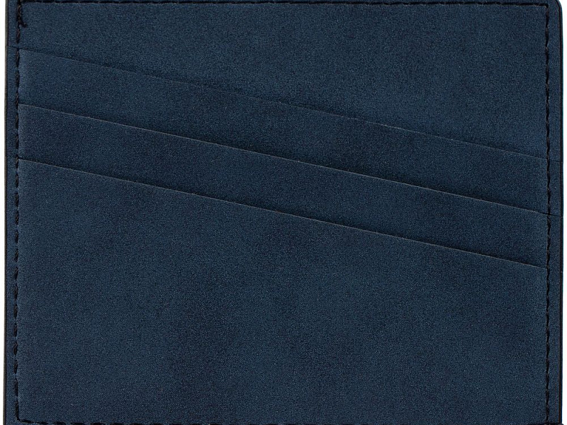 Чехол для карточек Nubuk, синий