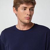 Футболка унисекс оверсайз Street Vibes, темно-синяя